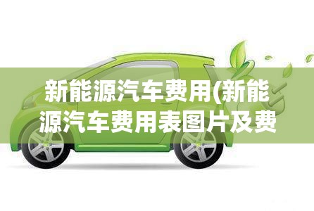新能源汽车费用(新能源汽车费用表图片及费用)