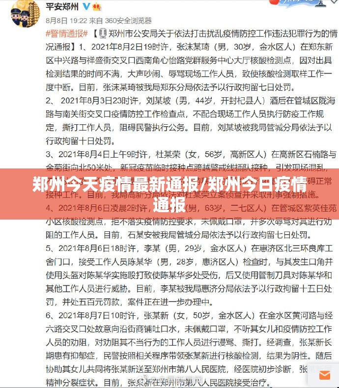 郑州今天疫情最新通报/郑州今日疫情通报