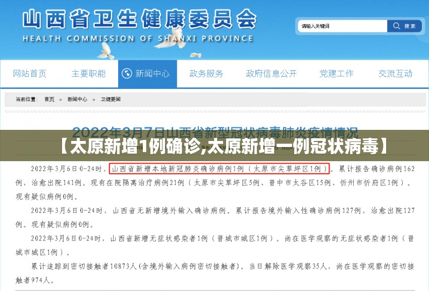 【太原新增1例确诊,太原新增一例冠状病毒】 【太原新增1例确诊,太原新增一例冠状病毒】