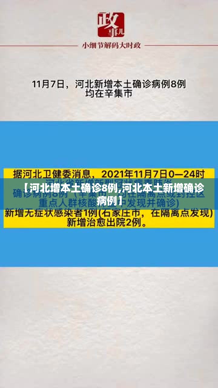 【河北增本土确诊8例,河北本土新增确诊病例】