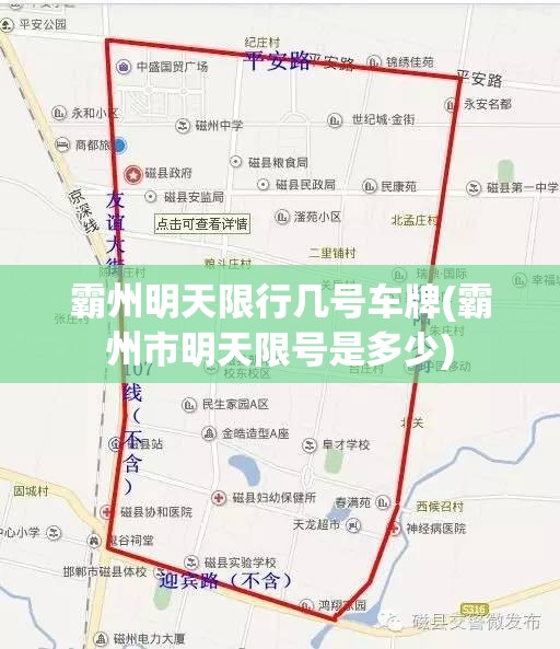 霸州明天限行几号车牌(霸州市明天限号是多少)