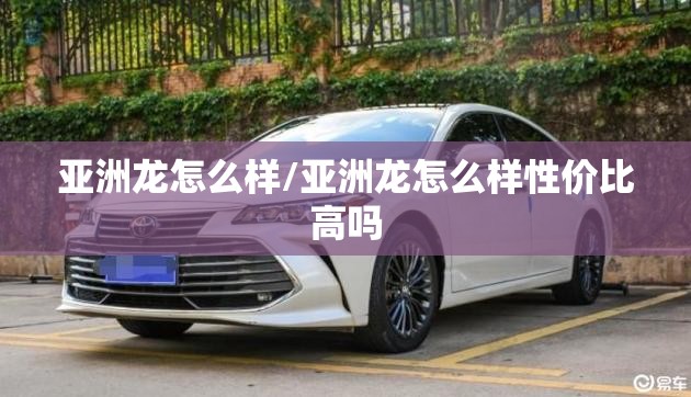 亚洲龙怎么样/亚洲龙怎么样性价比高吗 亚洲龙怎么样/亚洲龙怎么样性价比高吗