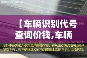 【车辆识别代号查询价钱,车辆识别代号免费查询】