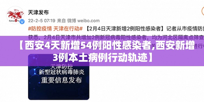 【西安4天新增54例阳性感染者,西安新增3例本土病例行动轨迹】