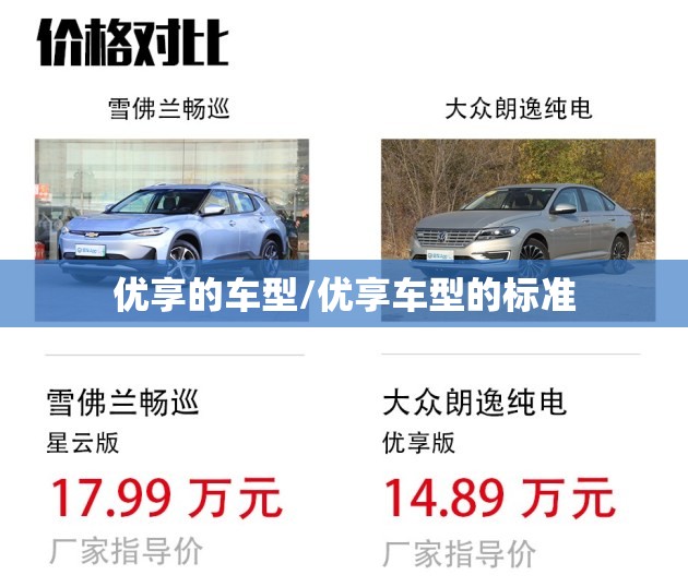 优享的车型/优享车型的标准