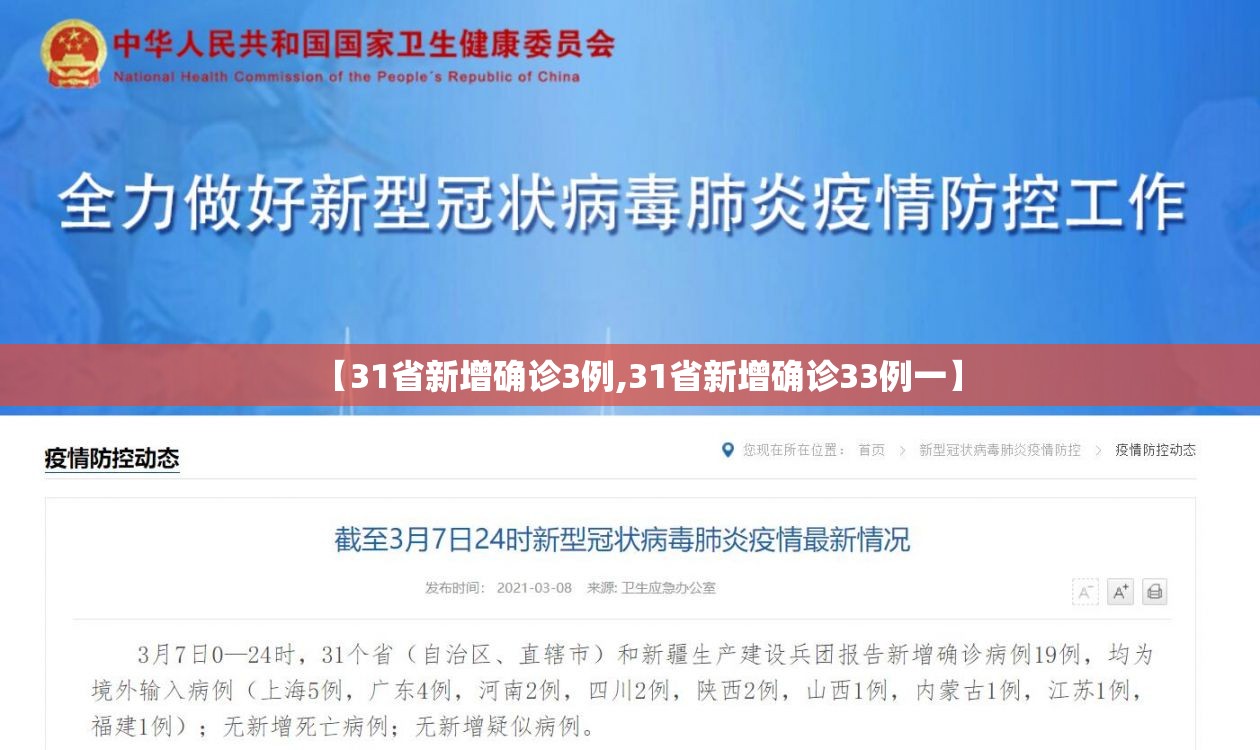 【31省新增确诊3例,31省新增确诊33例一】