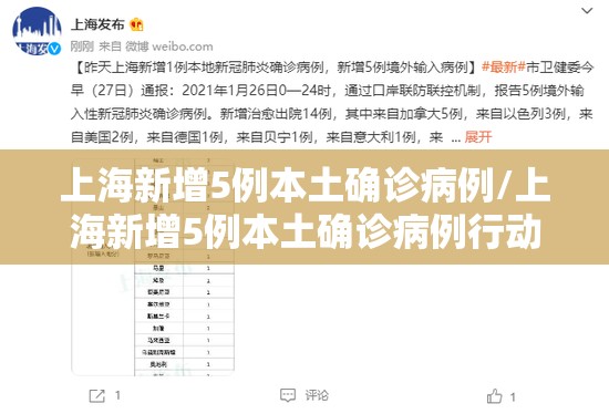 上海新增5例本土确诊病例/上海新增5例本土确诊病例行动轨迹