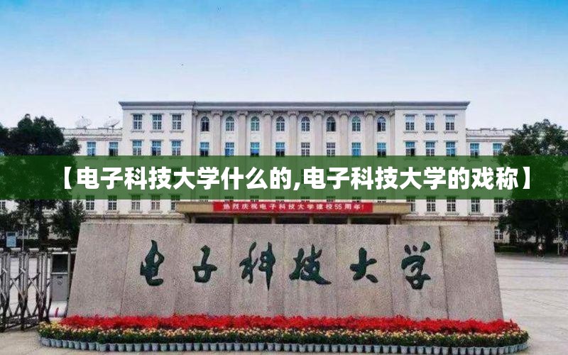 【电子科技大学什么的,电子科技大学的戏称】