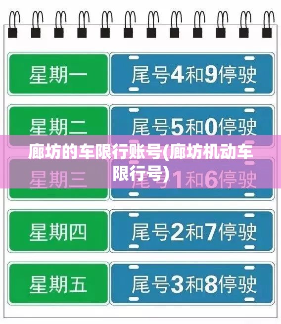 廊坊的车限行账号(廊坊机动车限行号)