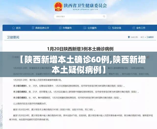 【陕西新增本土确诊60例,陕西新增本土疑似病例】