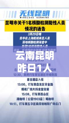 云南昆明昨日1人核酸阳性(昆明 核酸阳性) 云南昆明昨日1人核酸阳性(昆明 核酸阳性)