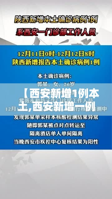 【西安新增1例本土,西安新增一例疑似】