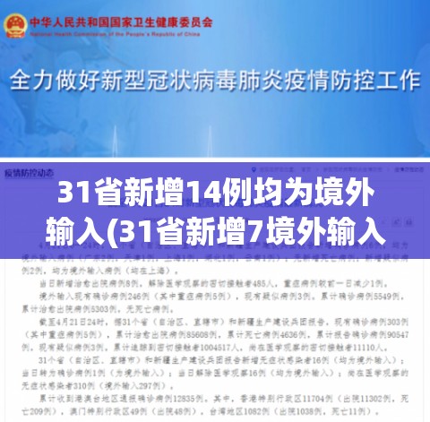31省新增14例均为境外输入(31省新增7境外输入) 31省新增14例均为境外输入(31省新增7境外输入)