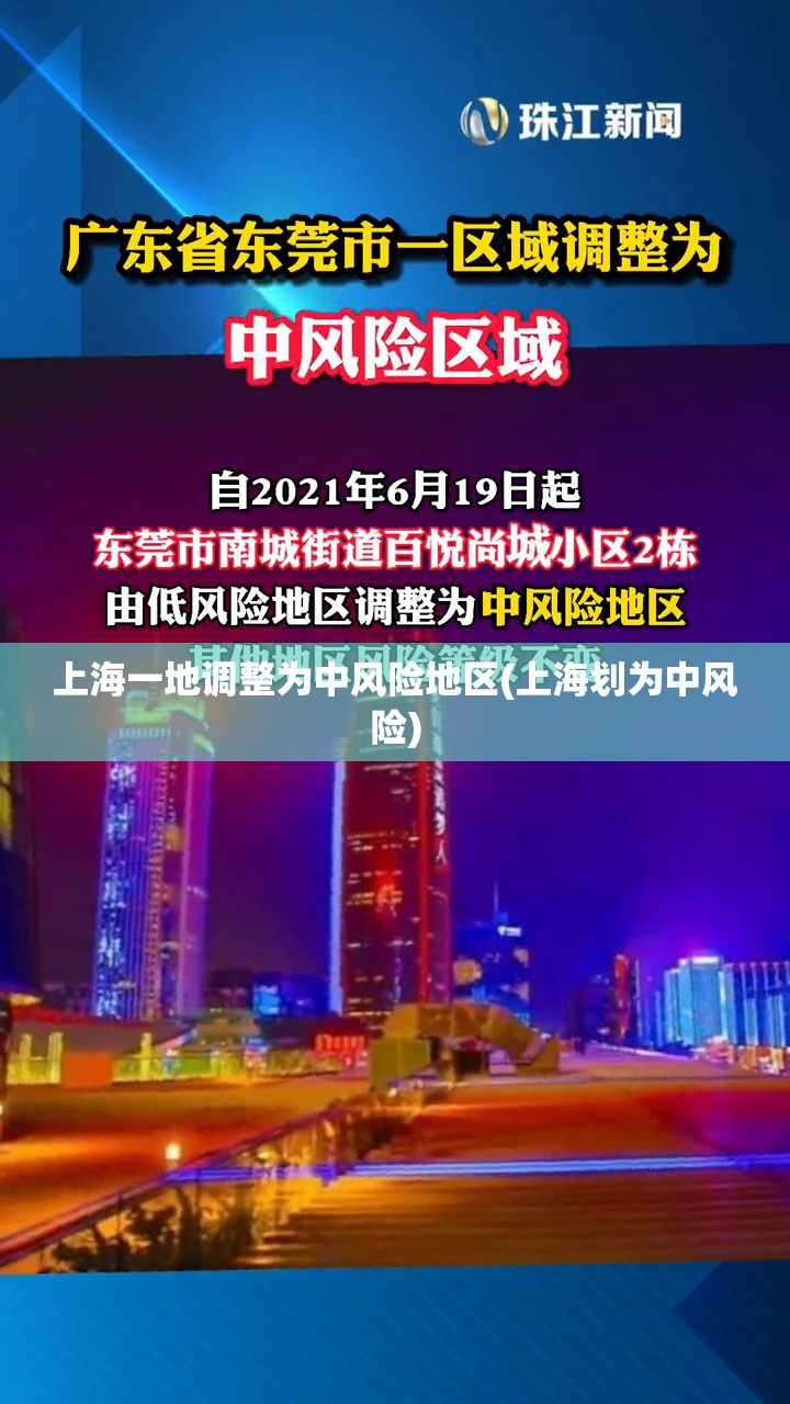 上海一地调整为中风险地区(上海划为中风险) 上海一地调整为中风险地区(上海划为中风险)