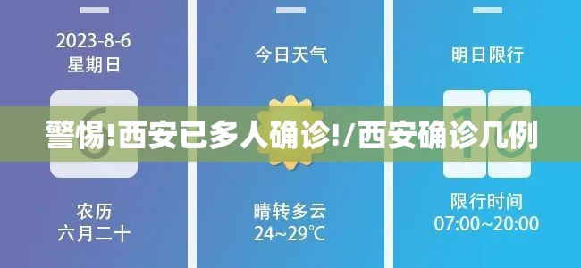 警惕!西安已多人确诊!/西安确诊几例