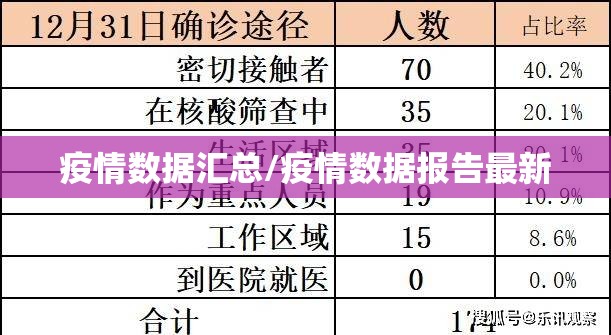 疫情数据汇总/疫情数据报告最新