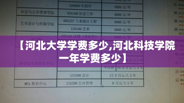【河北大学学费多少,河北科技学院一年学费多少】