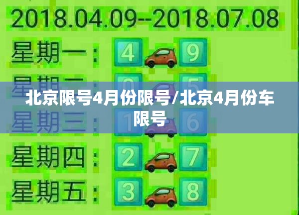北京限号4月份限号/北京4月份车限号