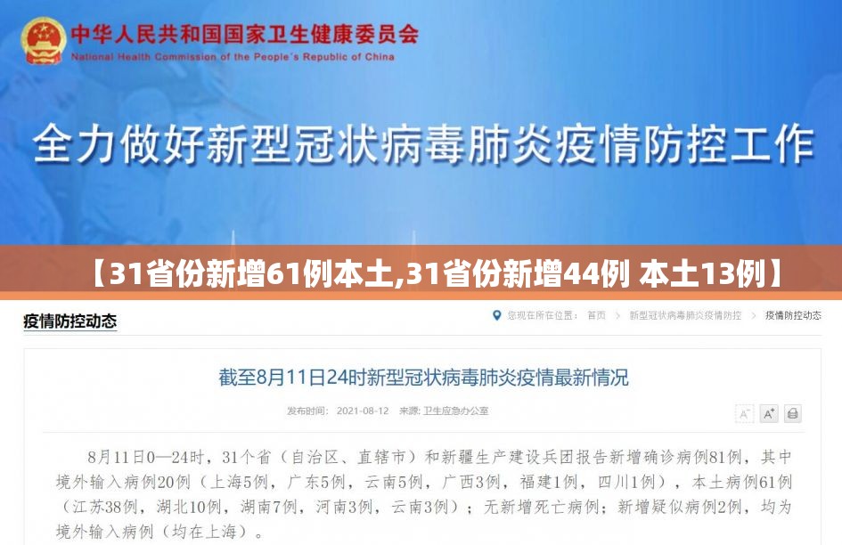 【31省份新增61例本土,31省份新增44例 本土13例】