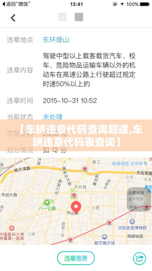 【车辆违章代码查询超速,车辆违章代码表查询】