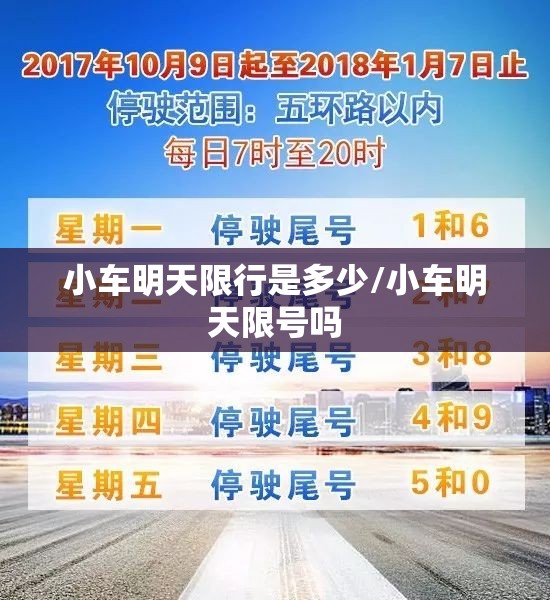 小车明天限行是多少/小车明天限号吗