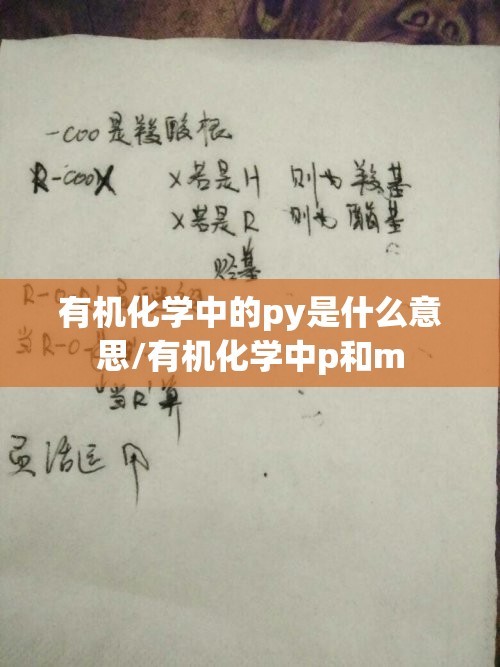 有机化学中的py是什么意思/有机化学中p和m