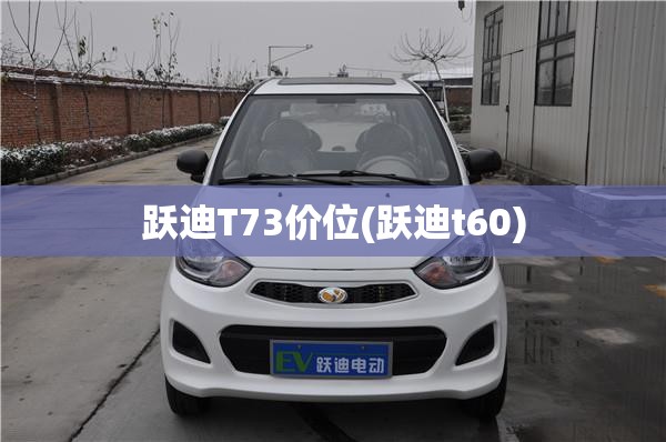 跃迪T73价位(跃迪t60)