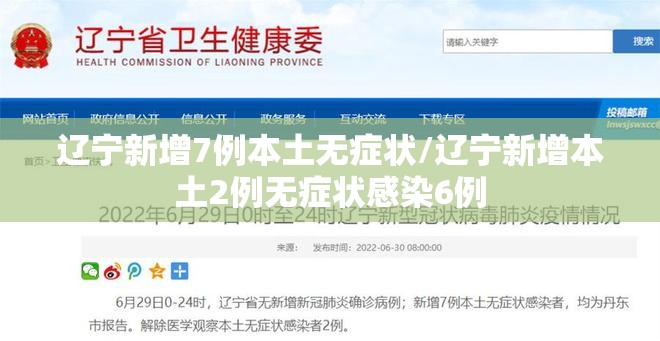 辽宁新增7例本土无症状/辽宁新增本土2例无症状感染6例