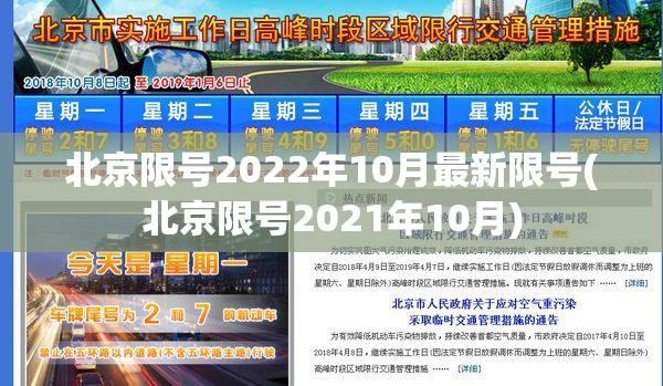 北京限号2022年10月最新限号(北京限号2021年10月) 北京限号2022年10月最新限号(北京限号2021年10月)