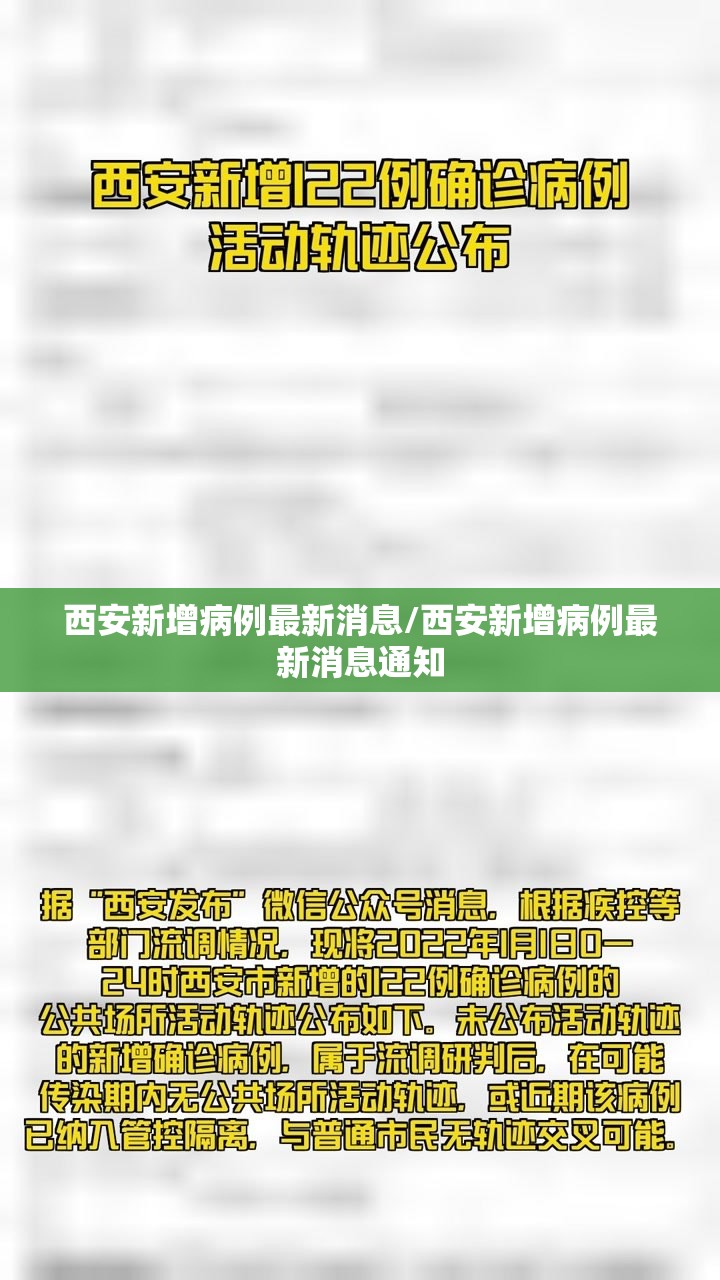 西安新增病例最新消息/西安新增病例最新消息通知