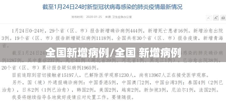 全国新增病例/全国 新增病例