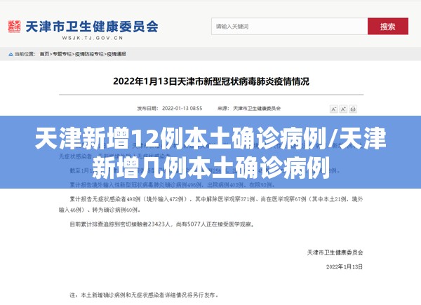 天津新增12例本土确诊病例/天津新增几例本土确诊病例 天津新增12例本土确诊病例/天津新增几例本土确诊病例