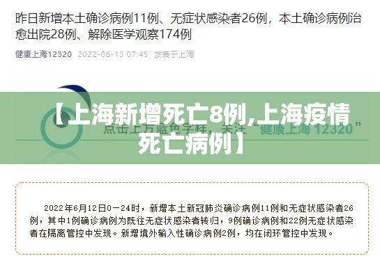 【上海新增死亡8例,上海疫情死亡病例】