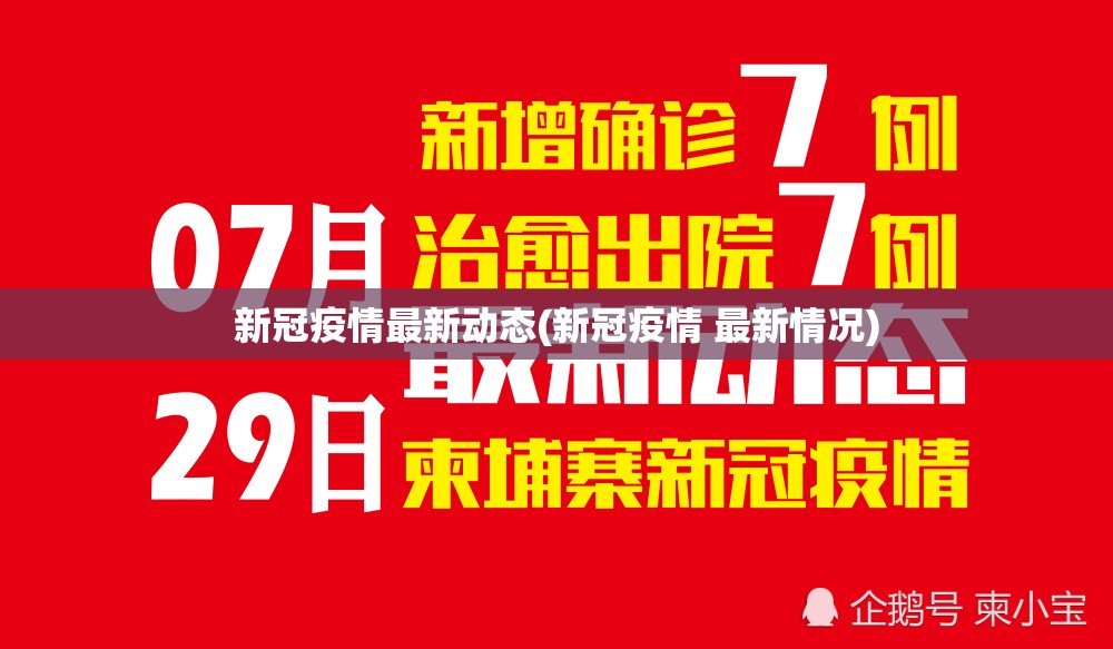 新冠疫情最新动态(新冠疫情 最新情况)
