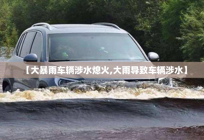 【大暴雨车辆涉水熄火,大雨导致车辆涉水】