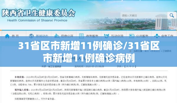 31省区市新增11例确诊/31省区市新增11例确诊病例