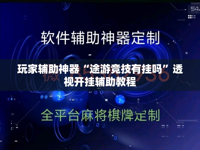 玩家辅助神器“途游竞技有挂吗”透视开挂辅助教程