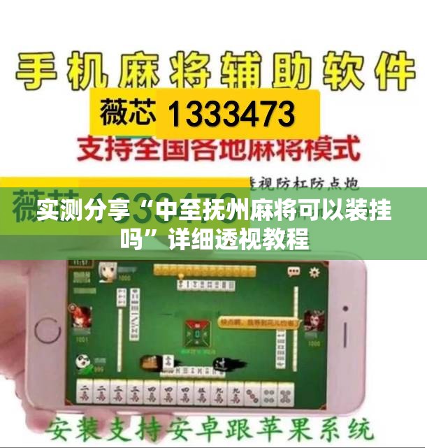 实测分享“中至抚州麻将可以装挂吗	”详细透视教程