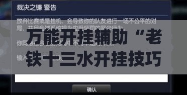 万能开挂辅助“老铁十三水开挂技巧(必备神器)	”其实真的确实有挂