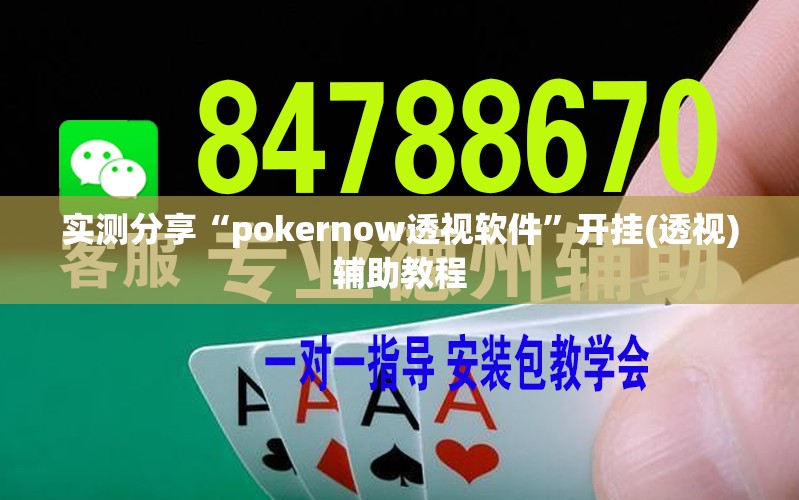 实测分享“pokernow透视软件”开挂(透视)辅助教程