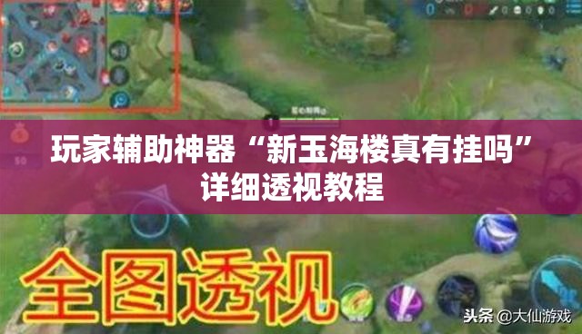 玩家辅助神器“新玉海楼真有挂吗”详细透视教程