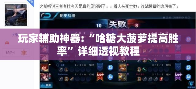 玩家辅助神器:“哈糖大菠萝提高胜率”详细透视教程