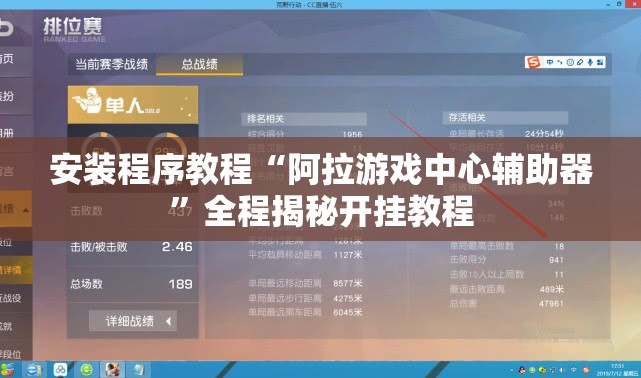安装程序教程“阿拉游戏中心辅助器	”全程揭秘开挂教程