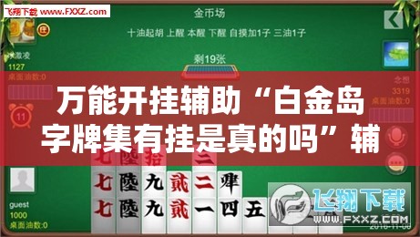 万能开挂辅助“白金岛字牌集有挂是真的吗	”辅助透视教程