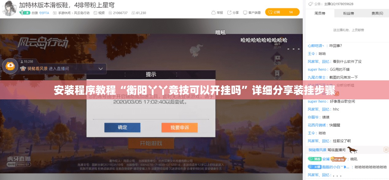 安装程序教程“衡阳丫丫竞技可以开挂吗	”详细分享装挂步骤
