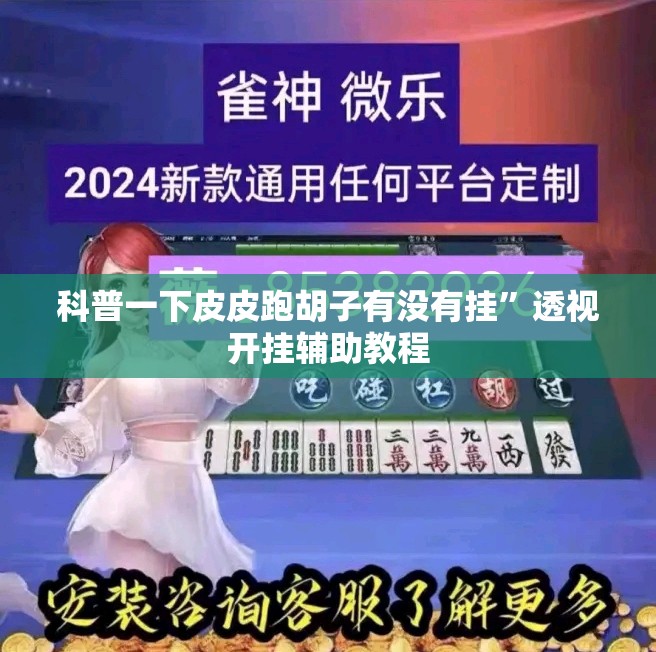 科普一下皮皮跑胡子有没有挂”透视开挂辅助教程