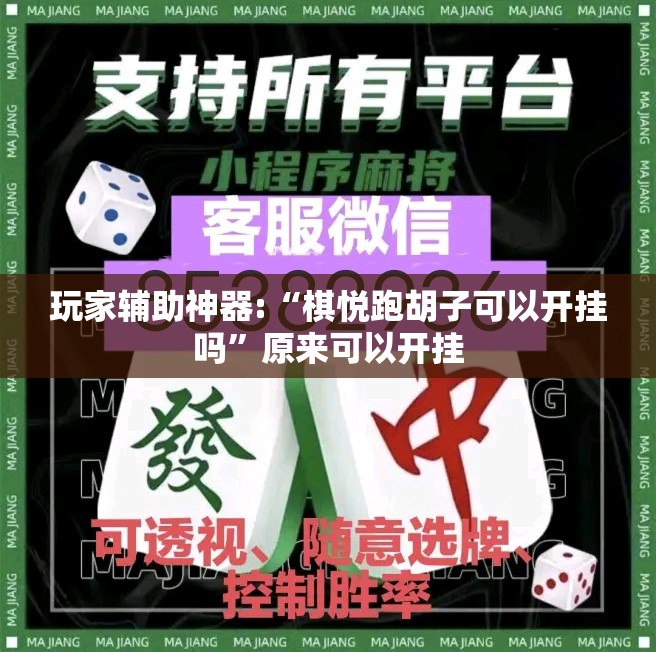 玩家辅助神器:“棋悦跑胡子可以开挂吗”原来可以开挂