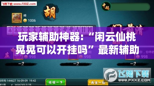 玩家辅助神器:“闲云仙桃晃晃可以开挂吗”最新辅助详细教程