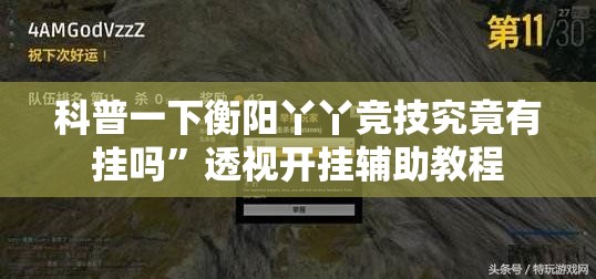 科普一下衡阳丫丫竞技究竟有挂吗	”透视开挂辅助教程