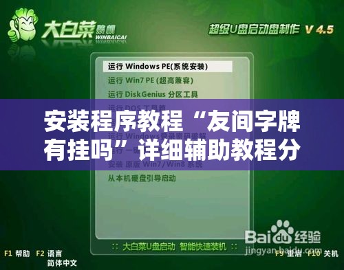 安装程序教程“友间字牌有挂吗”详细辅助教程分享